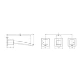 Phoenix Rush Wall Basin Set